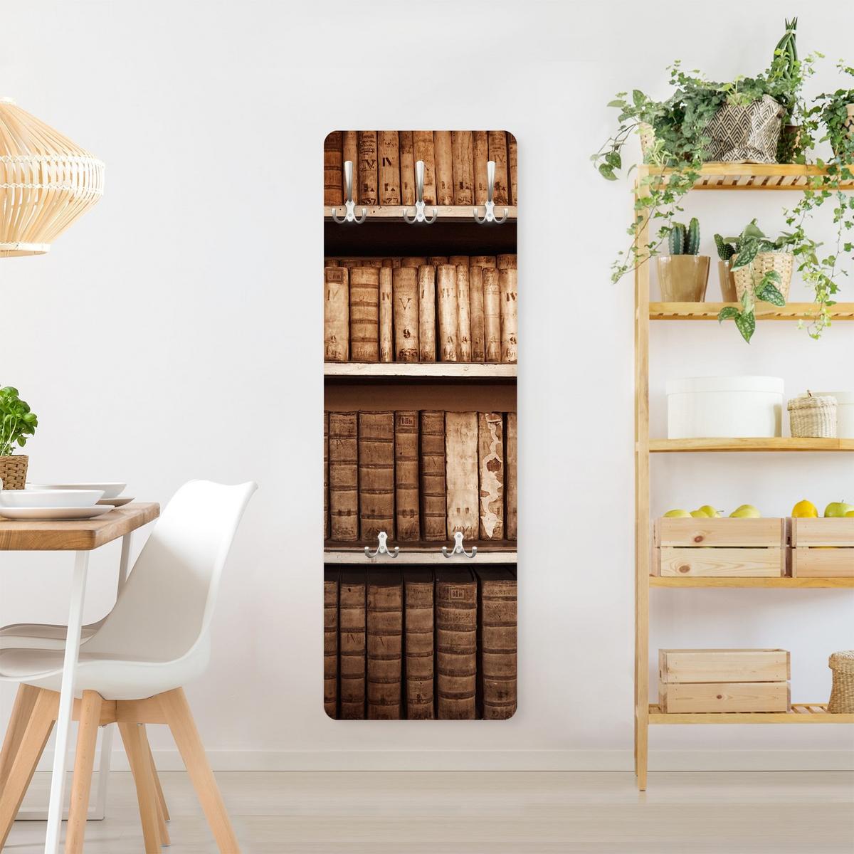 WANDGARDEROBE - Altes Archiv Braun 34/105 cm - Braun, Holzwerkstoff (34/105/1.6cm) - Bilderwelten