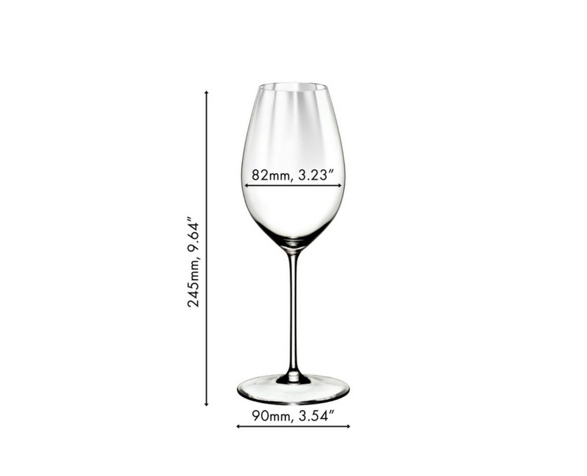 SAUVIGNON BLANC GLÄSER INKL. POLIERTUCH Performance transparent 440 ml 2er Set - Transparent, Glas (0.44L) - Riedel