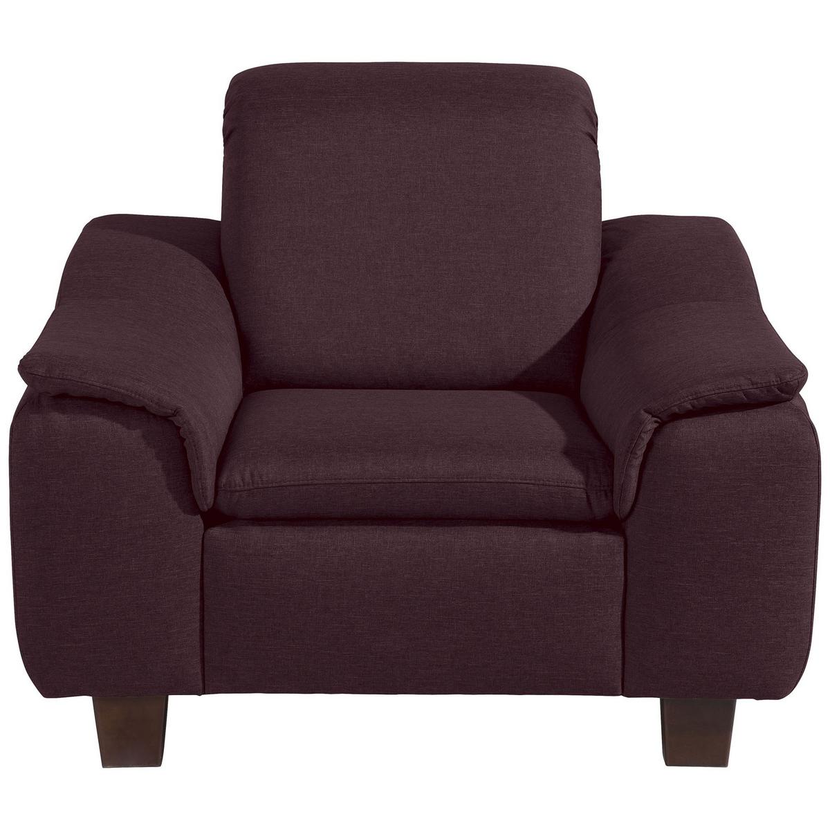 POLSTERSESSEL Kaylil Flachgewebe burgund - Bordeaux, Kunststoff (87/82/100cm) - 58aufmkessel