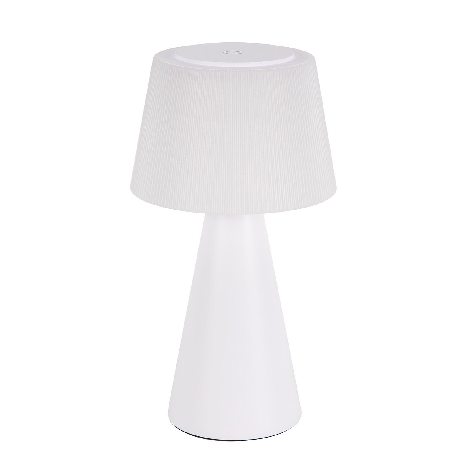 LED TISCHLEUCHTE Nava - Weiß, Kunststoff (13/13/26cm) - Nettlife