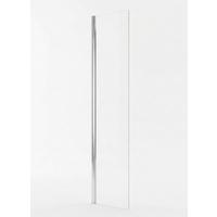 DUSCHWAND Florida - 40 x 200 cm - Chrom - Walk-In Duschabtrennung aus Sicherheitsglas - Chromfarben, Glas (40/200cm) - Badplaats