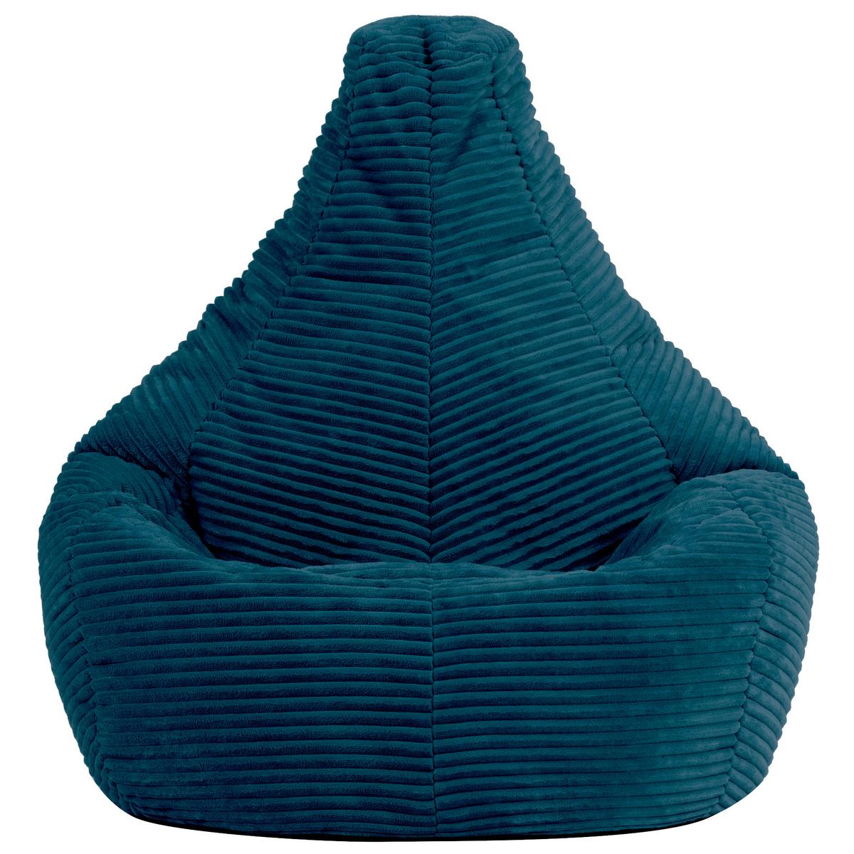 SITZSACK für Kinder Sessel aus Cord 2-tlg. - Grün, Textil (69/59/65cm) - icon