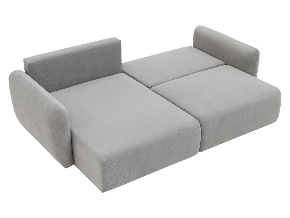ECKSOFA Goya Slim - Beige/Schwarz, Holz/Kunststoff (234/140cm) - MIRJAN24