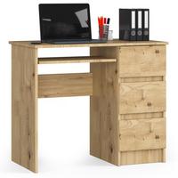 SCHREIBTISCH Eiche Artisan 77/90/50 - Eiche Artisan, Holzwerkstoff (124/52/77cm) - RAUMHIRSCH FURNITURE