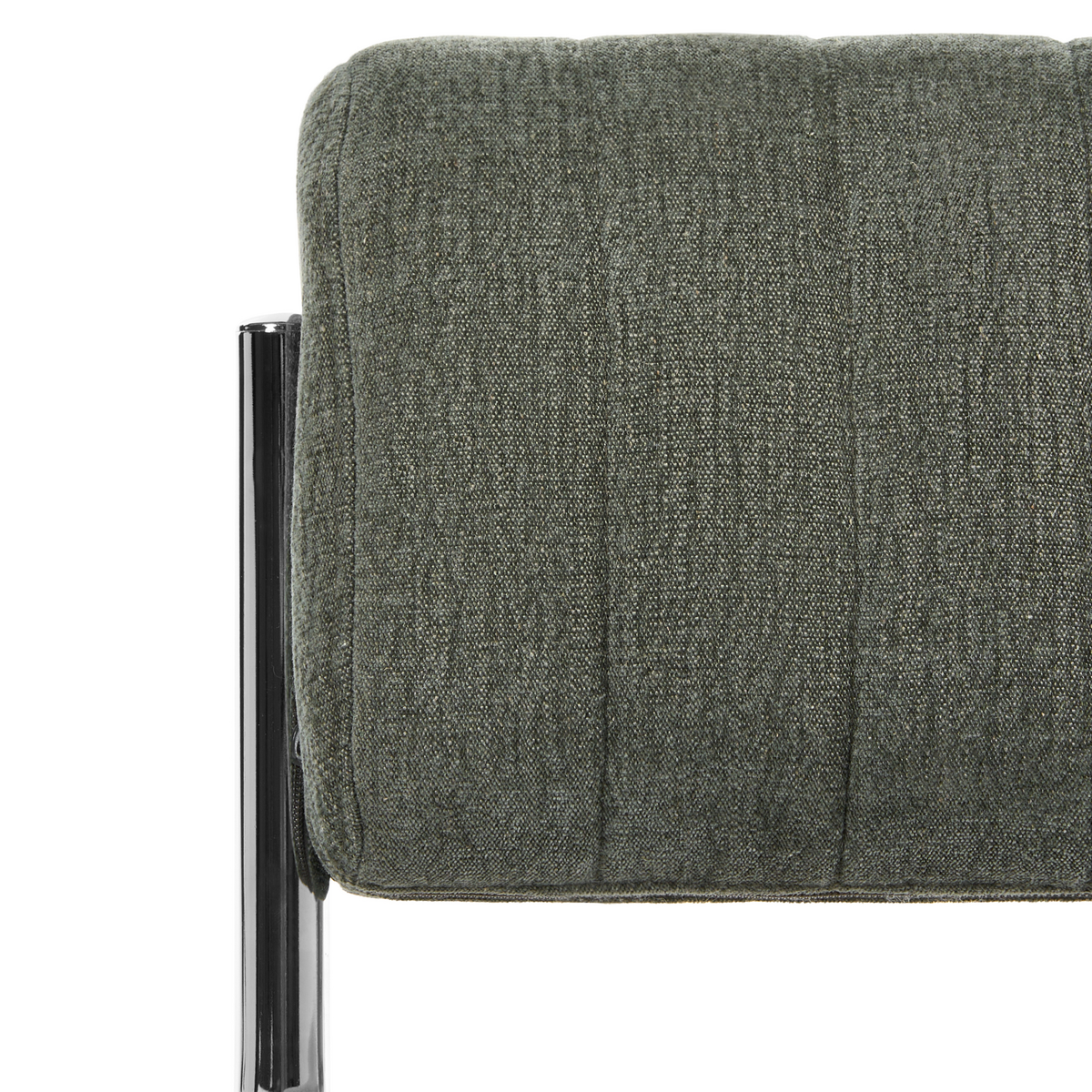 SCHREIBTISCHSTUHL Olivgrün Arloft - Olivgrün, Textil/Metall (60/73/60cm) - Beliani
