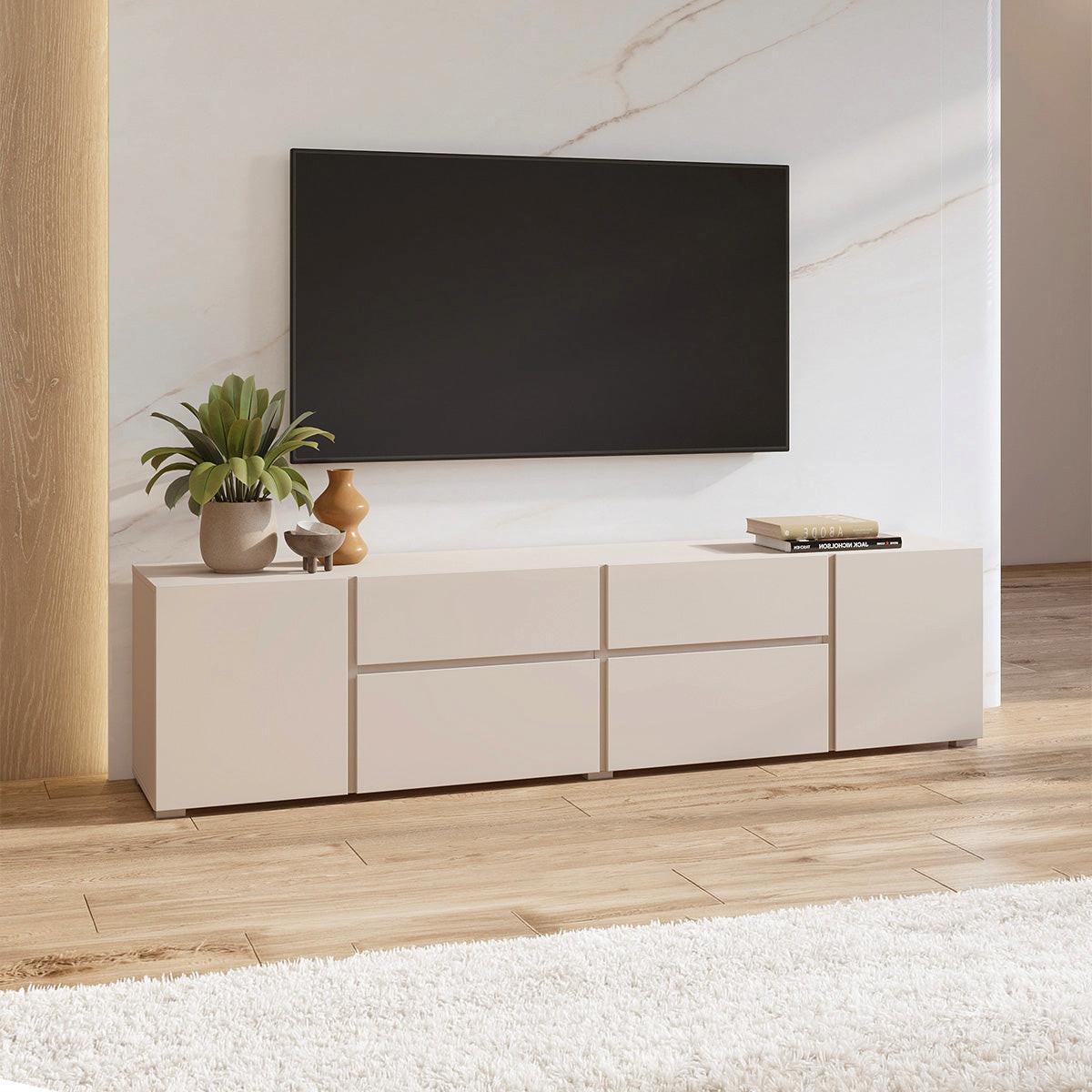 TV-MÖBEL Maxis Kaschmir - Beige, Holzwerkstoff (195/48/40cm) - Petits-meubles