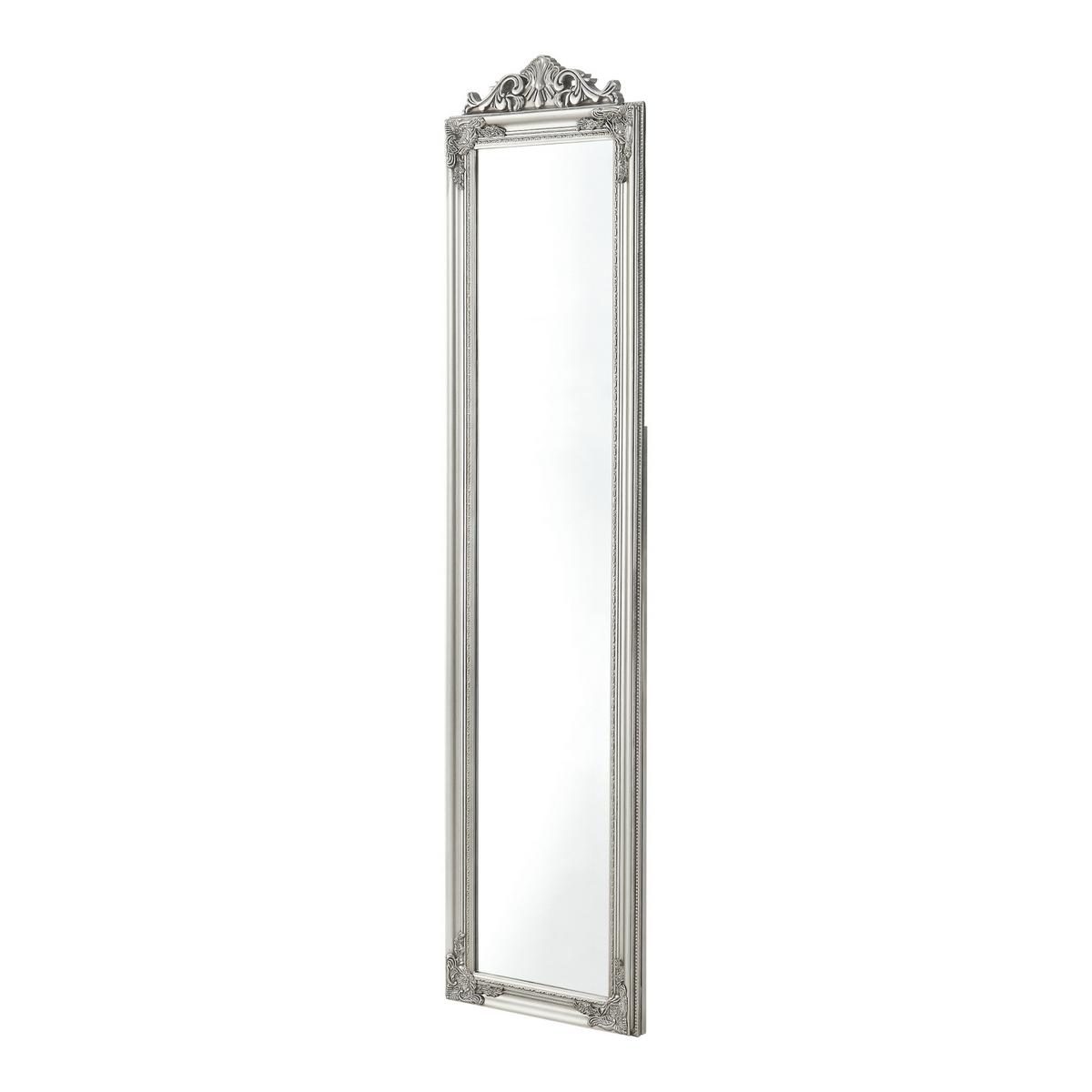 STANDSPIEGEL Arezzo - Silberfarben, Glas/Holz (28.5/160/140cm) - [en.casa]