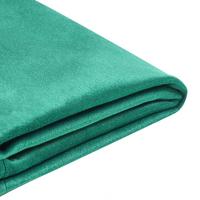 BETTRAHMENBEZUG Samtstoff 140/200 cm Dunkelgrün Fitou - Dunkelgrün, Textil (150/214cm) - Beliani