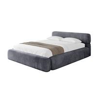 POLSTERBETT mit Bettkasten und Lattenrost, Bett mit Matratze H3/H4 - ENORA-V1 180x200 Dunkelgrau - Dunkelgrau, Holzwerkstoff/Textil (180/200cm) - ALTDECOR