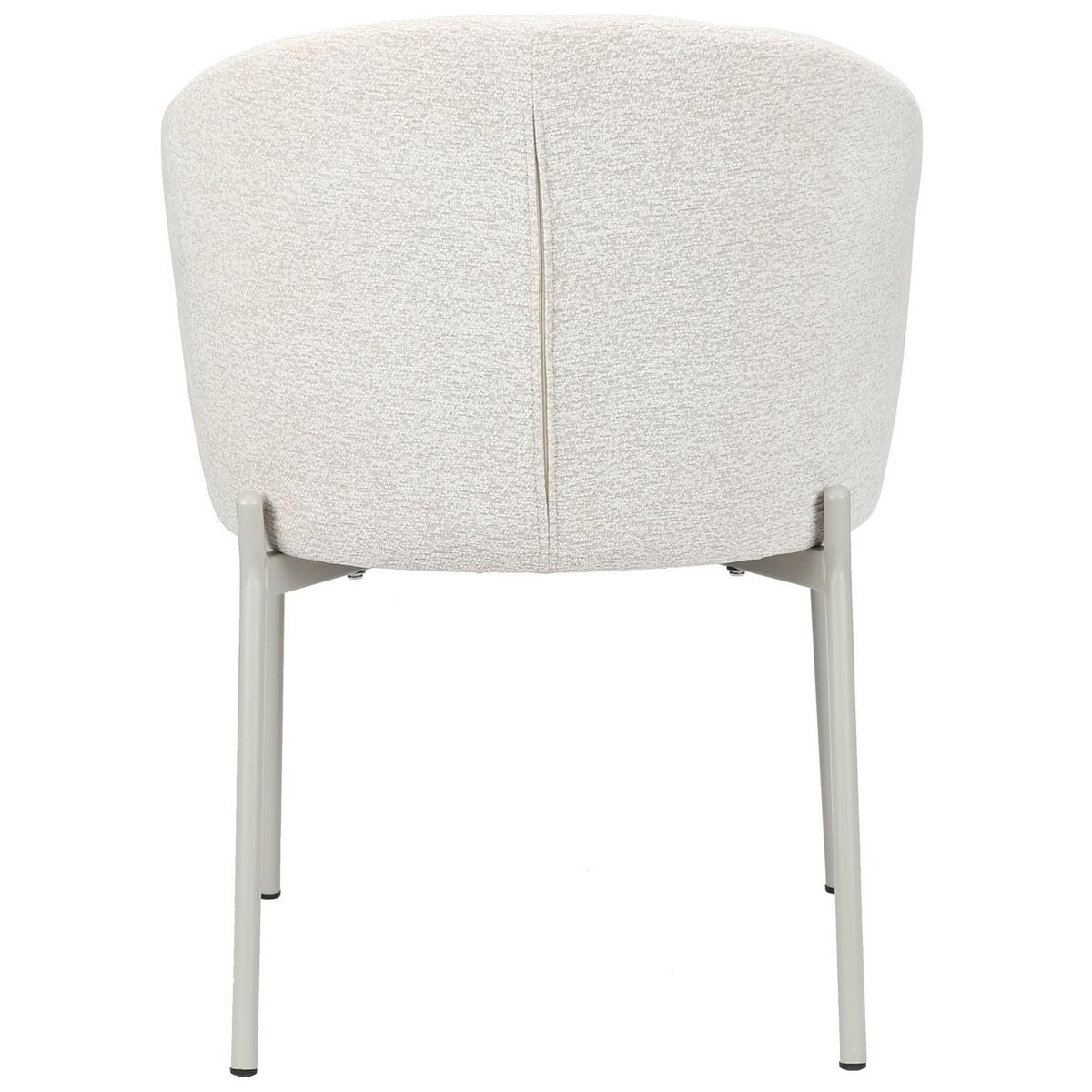 POLSTERSTUHL Atisly Hellbeige - Ecru/Beige, Textil/Metall (57.5/76.5/56cm) - Selsey
