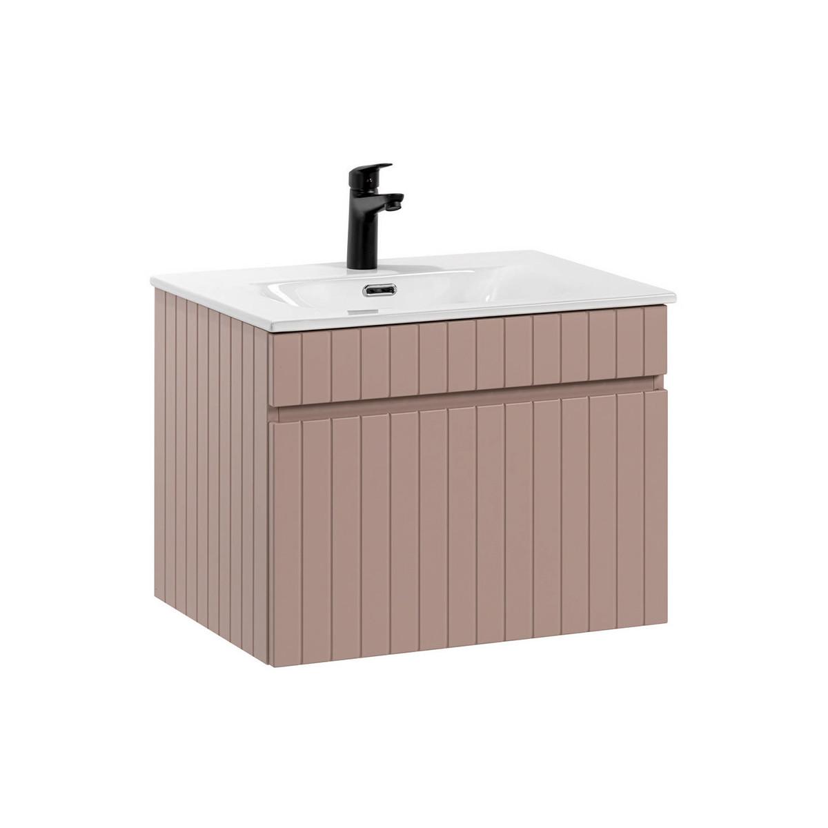 WASCHTISCH 60cm Zelie Rose - Pink, Holzwerkstoff (60/46/46cm) - Petits-meubles