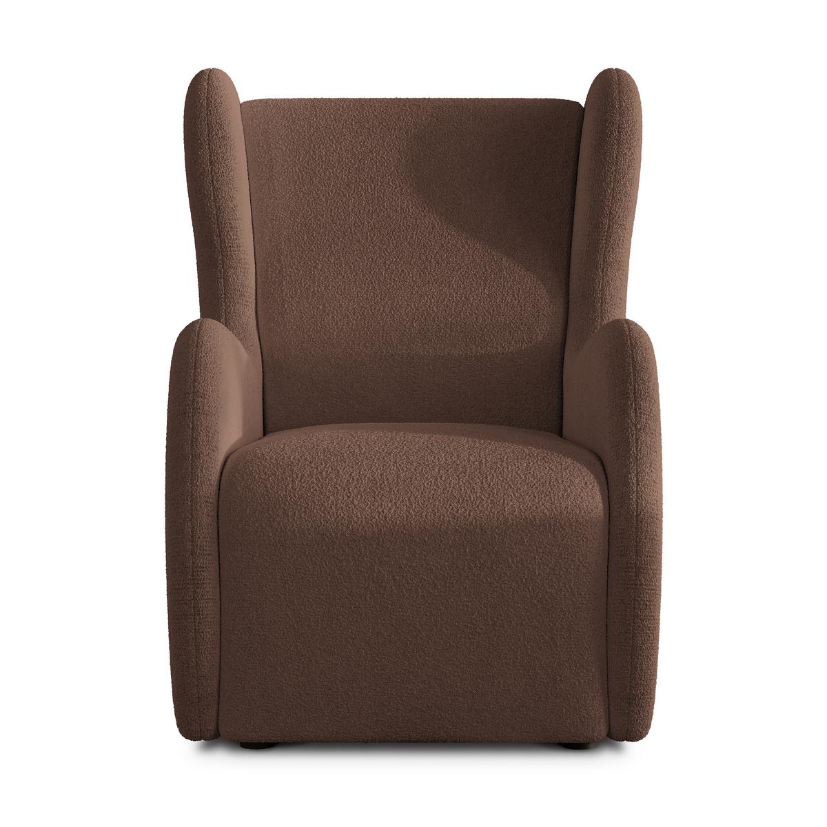 SESSEL MASTI Polstersessel Loungesessel ergonomisch, Braun - Braun, Holzwerkstoff/Kunststoff (74/100/86cm) - MASSENO
