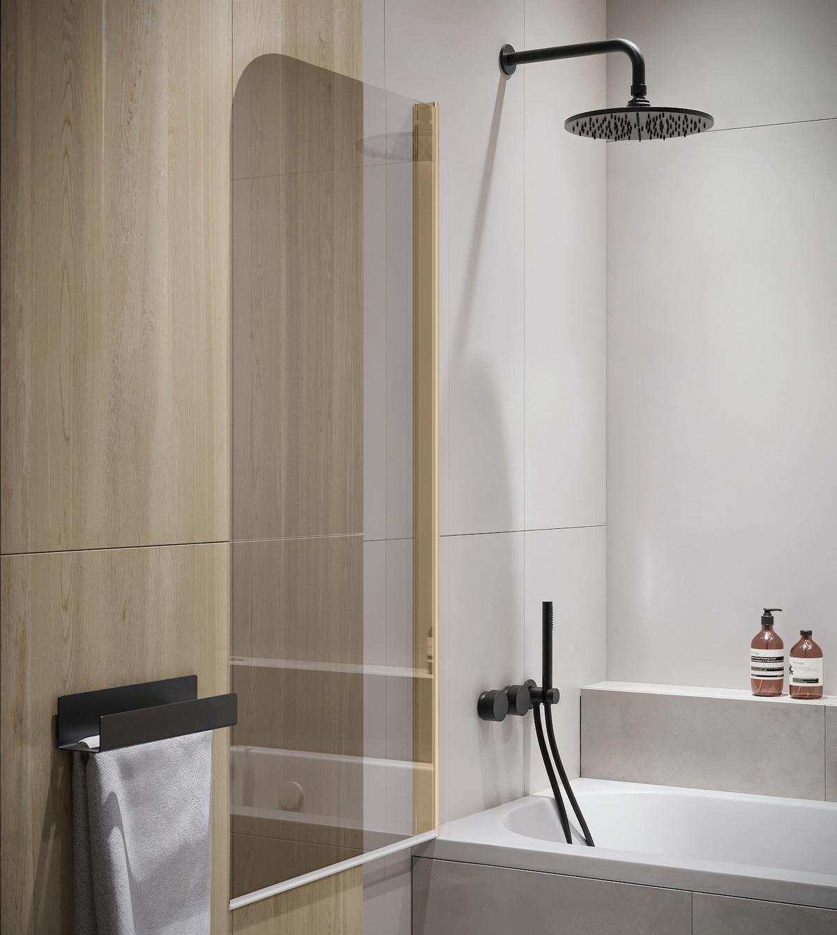 BADEWANNE Torino 1 Teil cm Gold - 60 x 140 cm - Goldfarben, Glas (60/140cm) - Badplaats