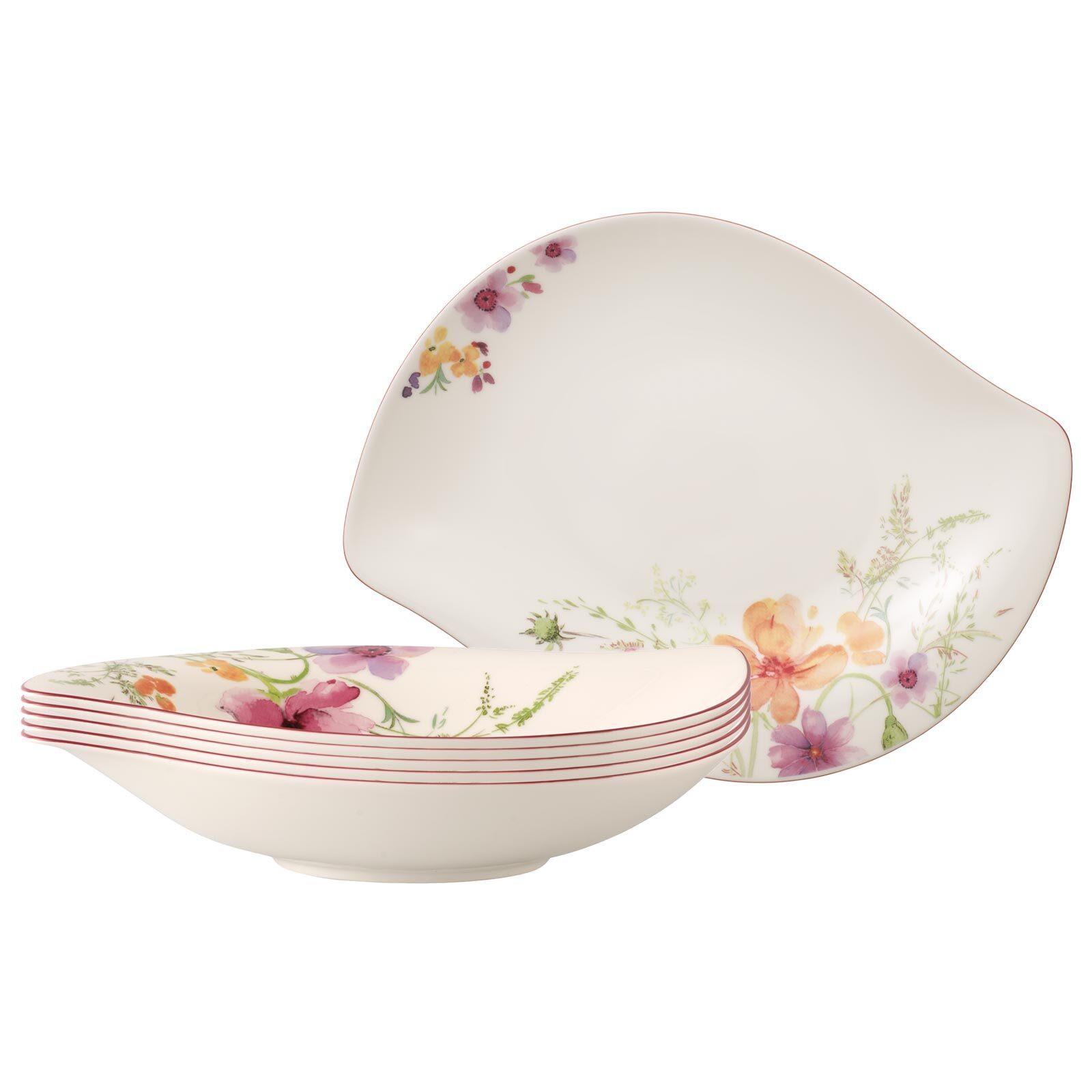 SCHALEN Mariefleur Serve & Salad bunt 36 x 26 cm 6er Set - Multicolor, Keramik (1cm) - Villeroy & Boch