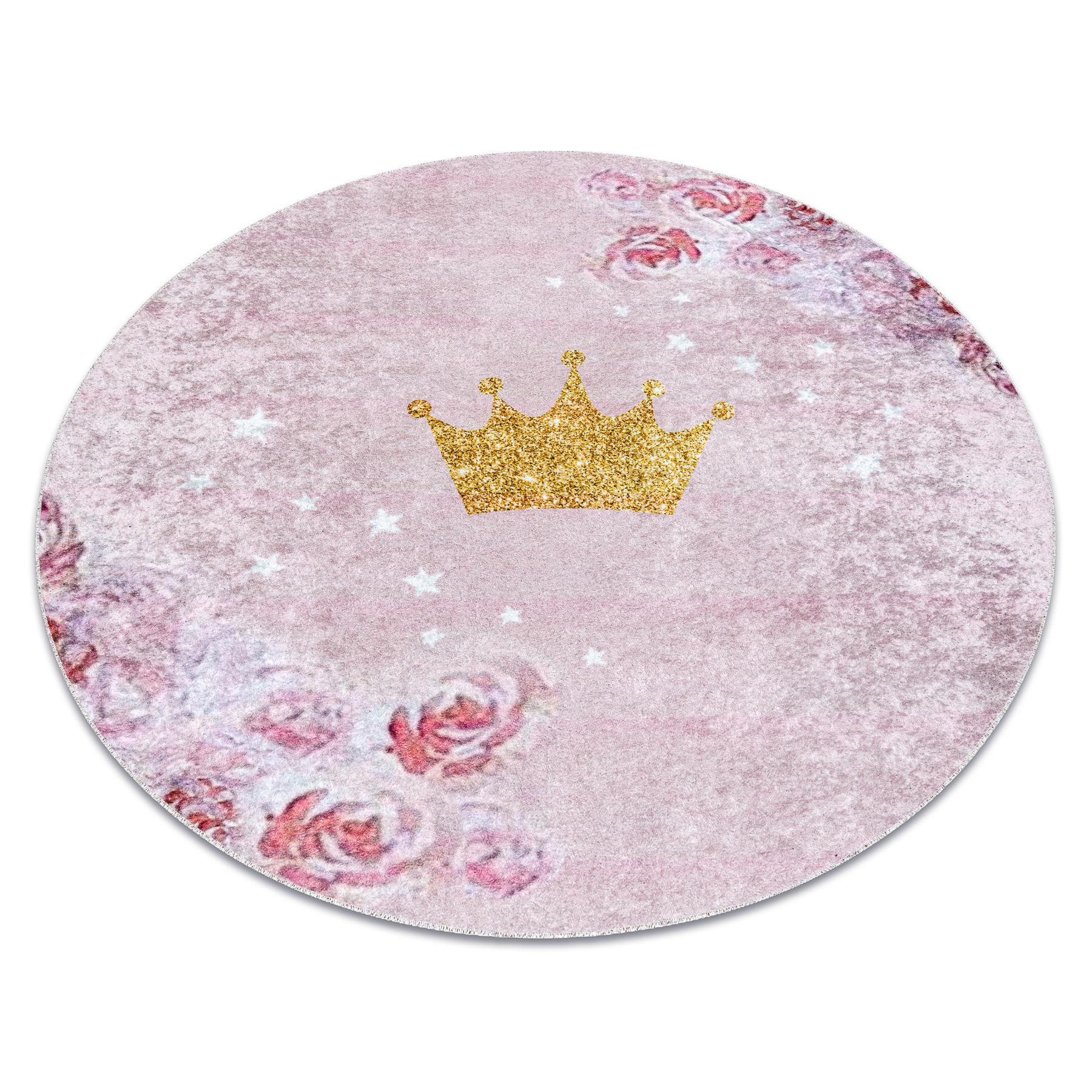 TEPPICH Junior 100 cm - Pink, Textil (100/100cm) - rugsX