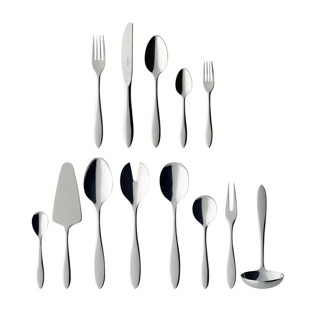 TAFELBESTECK Arthur silber 68-tlg. - Silberfarben, Metall - Villeroy & Boch