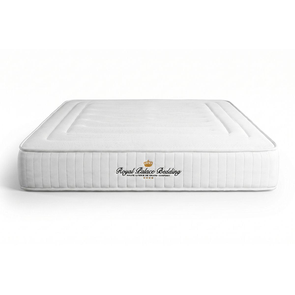 MATRATZE Lancaster Taschenfederkern und Memory-Schaum 130 x 190 cm h3 - Weiß, Textil (130/190cm) - ROYAL PALACE BEDDING