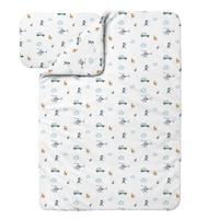 BABY Bambus-Bettwäsche Polizei - Weiß, Textil (100/135cm) - waldin