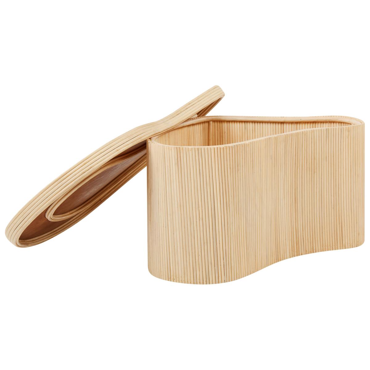 COUCHTISCH 2er Set Naturfarben Salanti - Naturfarben, Naturmaterialien (100/72/45cm) - Beliani