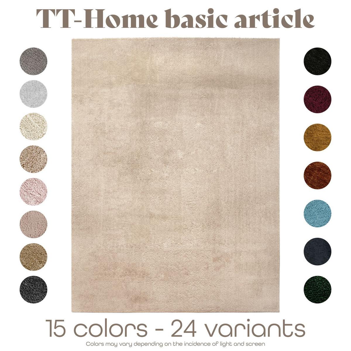 FLACHWEBETEPPICH Beige 100 x 200 cm - Beige, Kunststoff (100/200cm) - TT Home