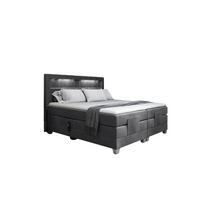 BOXSPRINGBETT Elektrisch Davide - Dunkelgrau, Holzwerkstoff/Textil (140/200cm) - Fun Möbel