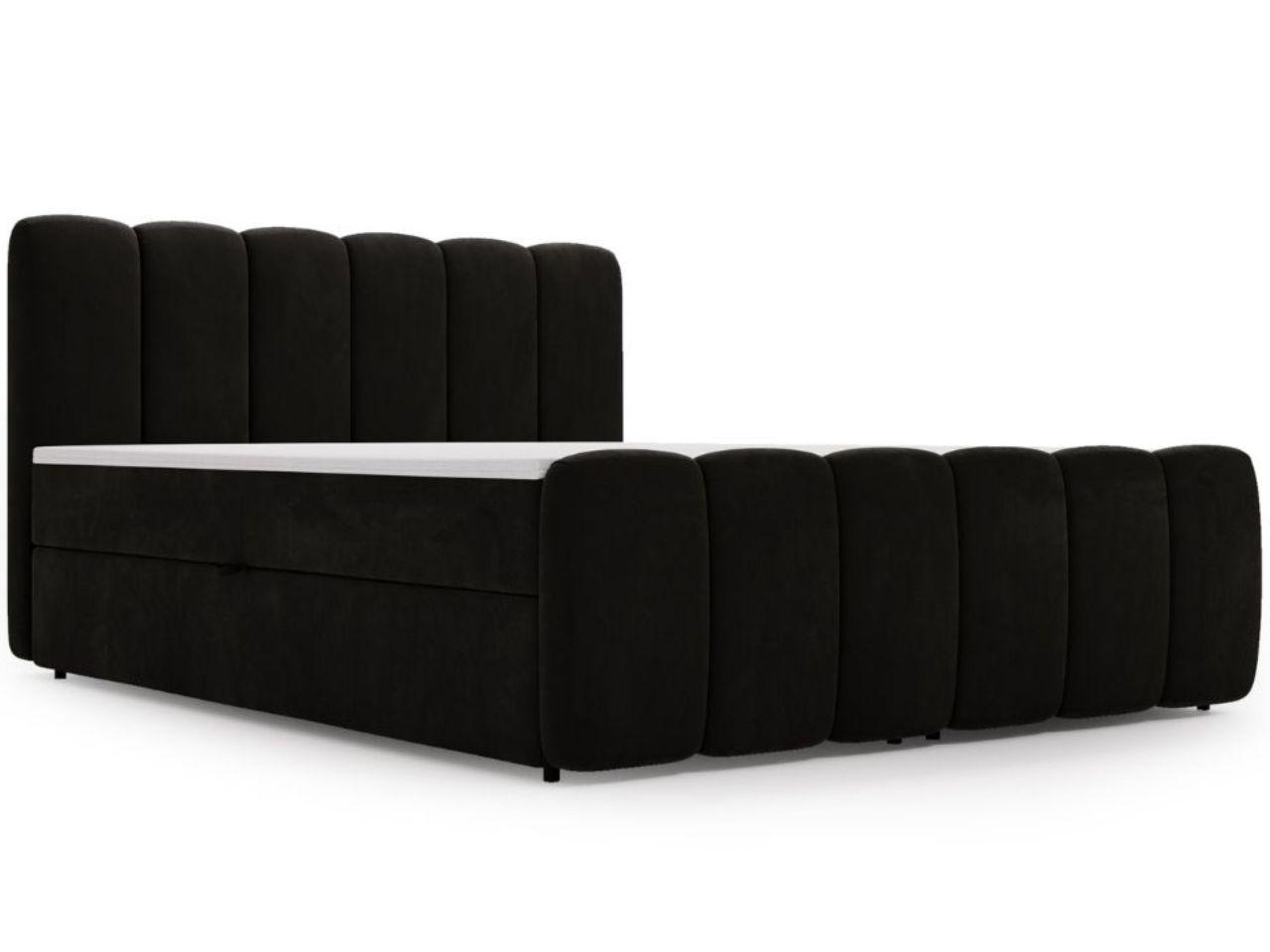 BOXBETT Cloud 200x200 Schwarz - Schwarz, Holz/Textil (200/200cm) - Graingold