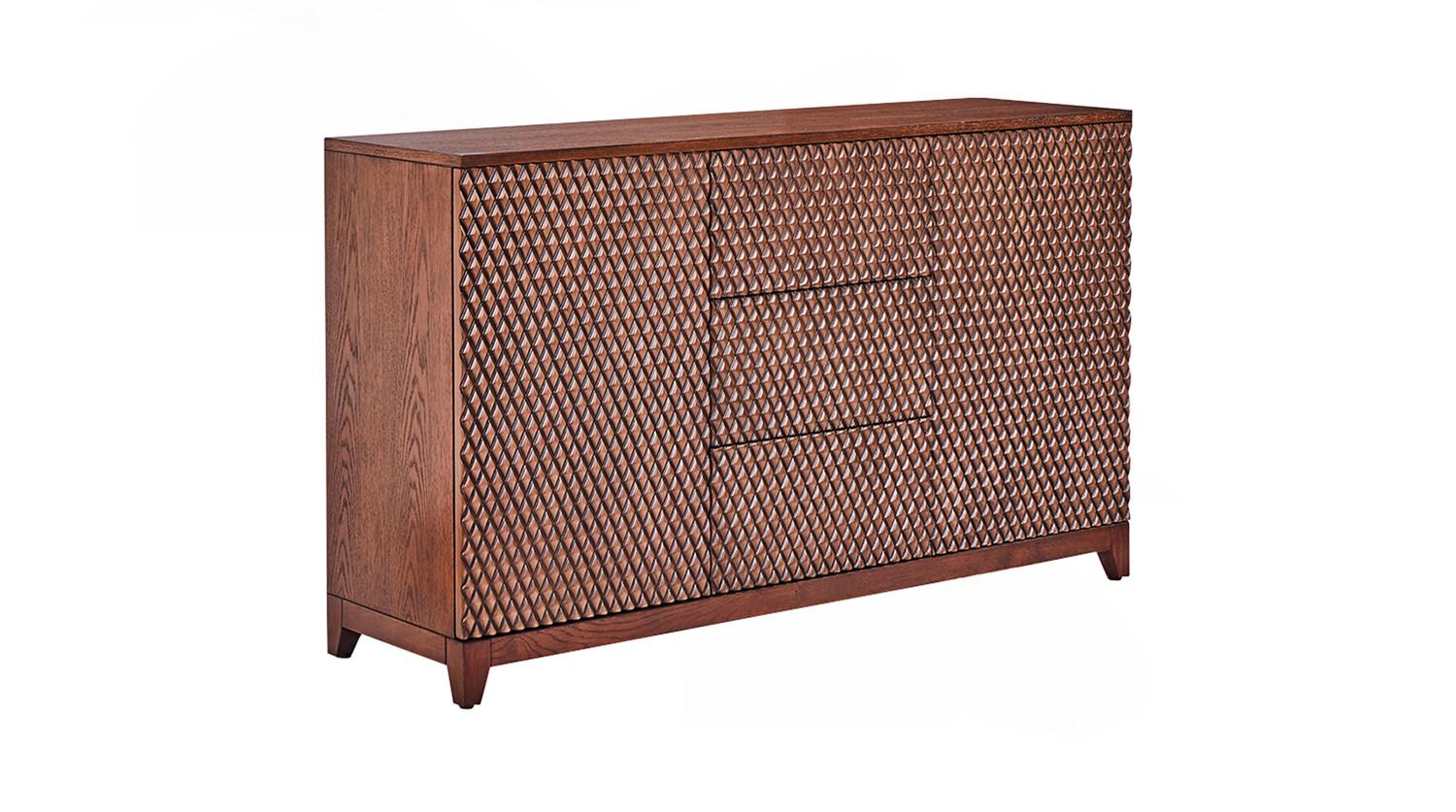 SIDEBOARD COPAS Braun Holz - Braun, Eichenholz/Holz (140/85/40cm) - KAWOLA