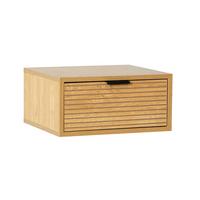SCHWEBENDER NACHTTISCH Mónica Eichenfarbe - Honigeiche, Holzwerkstoff (40/19/35cm) - VS Venta-stock