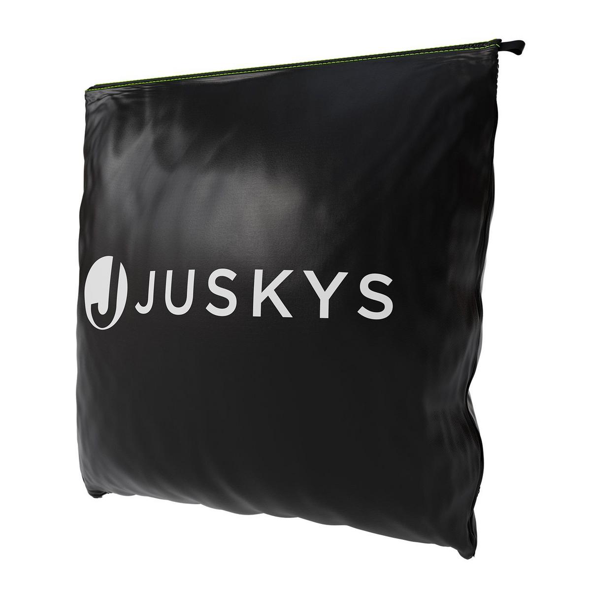 GARTENMÖBELABDECKUNG CoverSafe Pro schwarz - Schwarz, Kunststoff (200/90/300cm) - Juskys