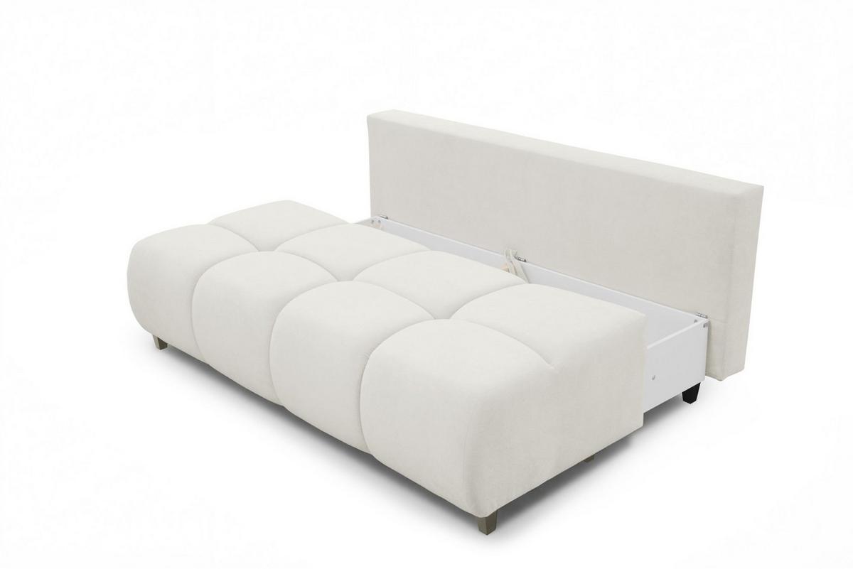 SCHLAFSOFA Xenio Mit Schlaffunktion - Weiß, Holzwerkstoff/Textil (196/103/100cm) - Fun Möbel