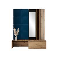 GARDEROBE Premium - Blau, Holzwerkstoff (172/205/42cm) - MIRJAN24