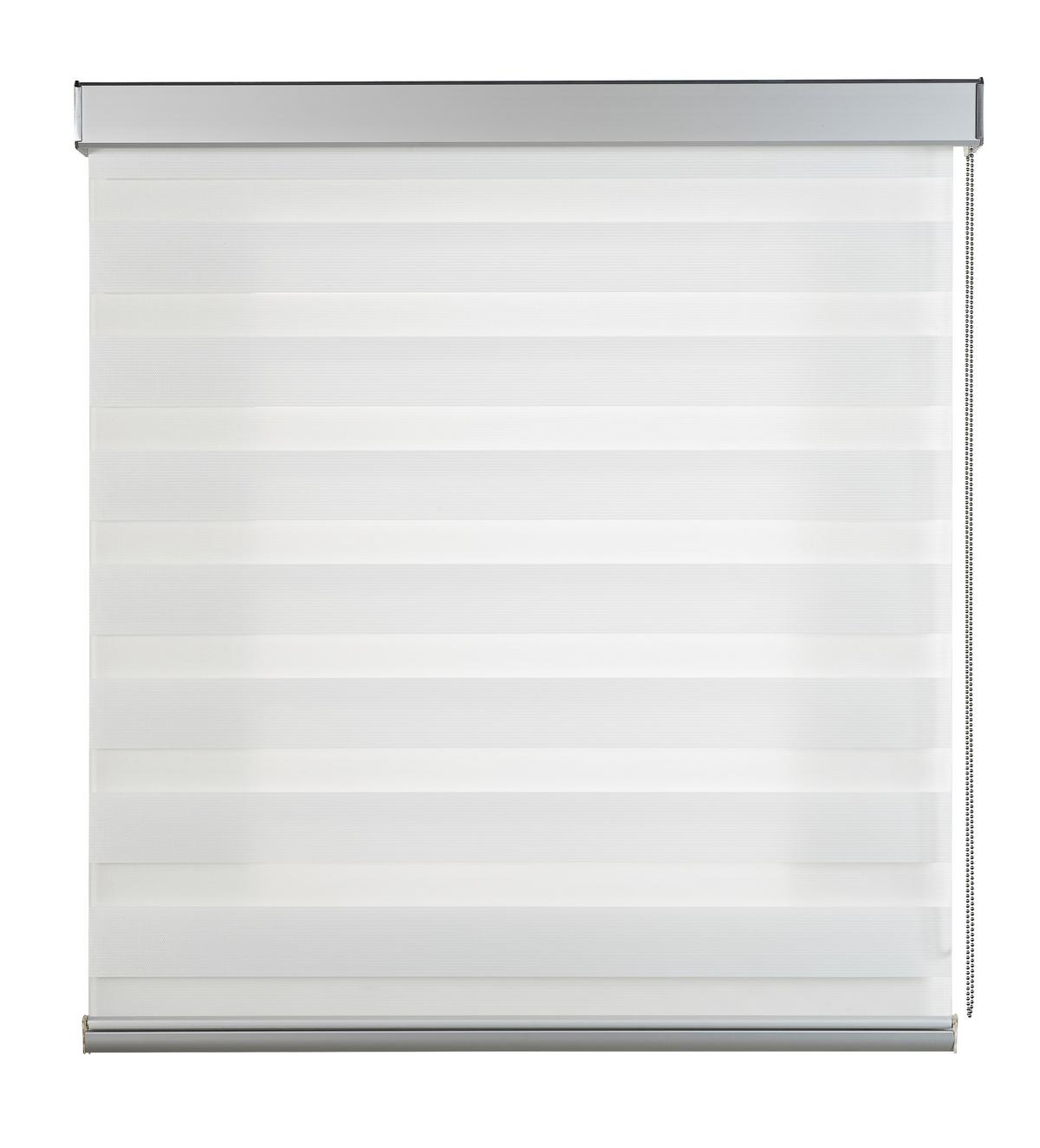DOPPELROLLO Weiß 120x250 cm - Weiß, Kunststoff (120/250cm) - STORESDECO