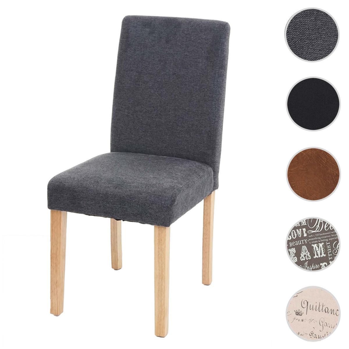 ESSZIMMERSTUHL Anthrazit - Anthrazit, Textil (43/90/56cm) - MCW