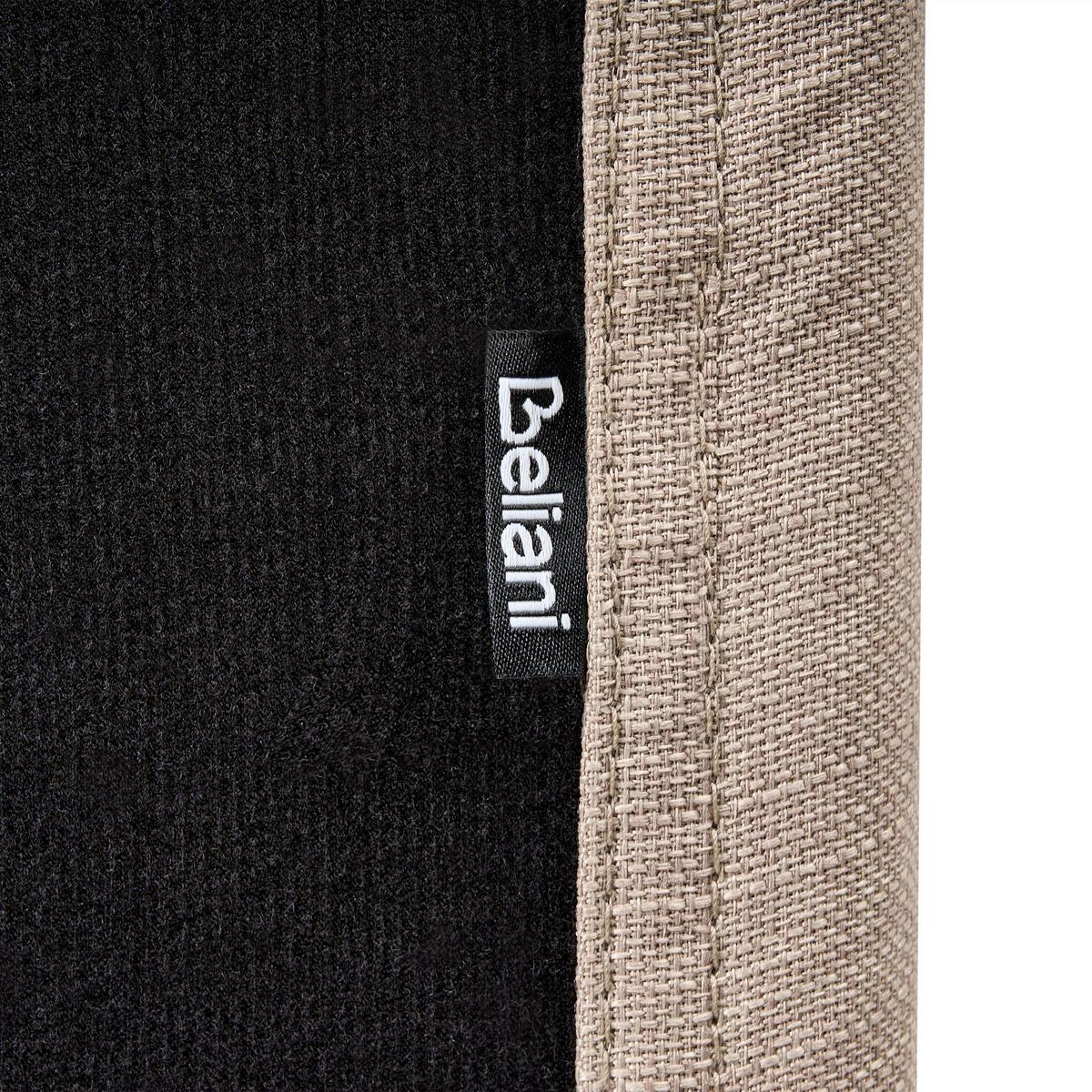 BETTRAHMENBEZUG 120/200 cm Beige Fitou - Beige, Textil (130/214cm) - Beliani