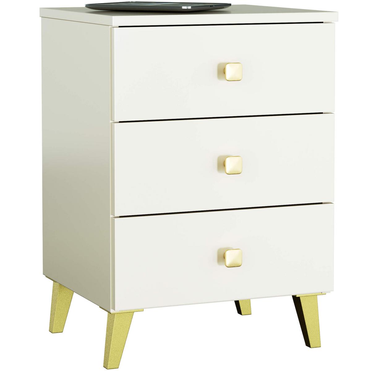 NACHTTISCH Kaschmir 58/40/37 - Kaschmir, Holzwerkstoff (40/58/37cm) - RAUMHIRSCH FURNITURE