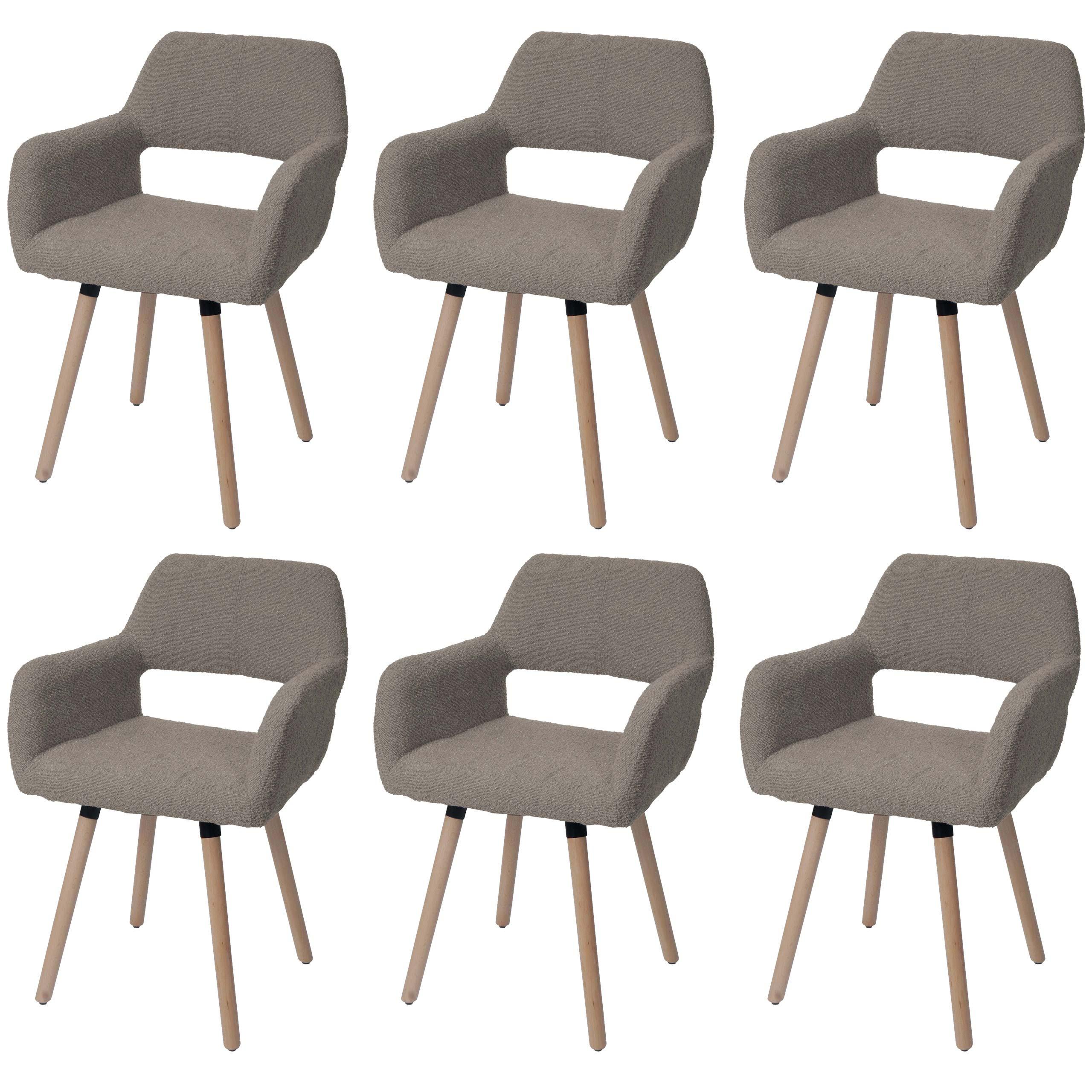 ESSZIMMERSTUHL taupe - Taupe, Textil (56/80/53cm) - MCW