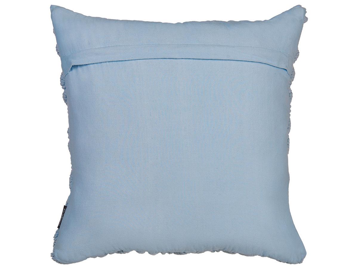 DEKOKISSEN 2er-Set Blau 45/45 cm Goreme - Blau, Naturmaterialien (45/45cm) - Beliani