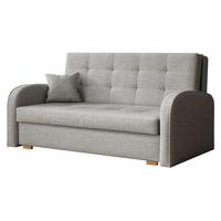 SCHLAFSOFA Viva Gold III - Hellgrau/Braun, Holz/Textil (153/85/98cm) - MIRJAN24