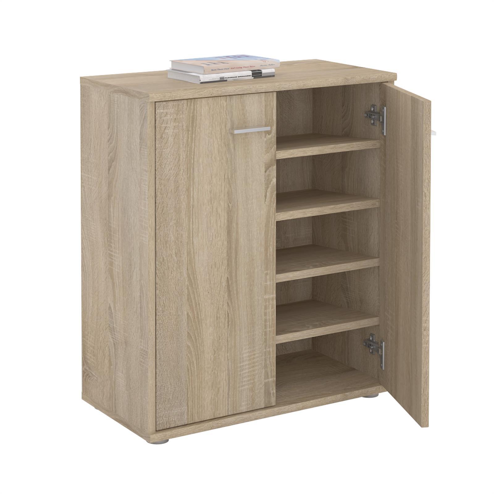 SCHUHSCHRANK LENNIS Sonoma Eiche - Sonoma Eiche, Holzwerkstoff (60/70/35cm) - CARO-Möbel