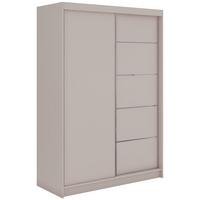 SCHWEBETÜRENSCHRANK 150 - MACEDONIA - Kaschmir - Kaschmir/Alufarben, Holzwerkstoff/Metall (150/216/61cm) - MKS