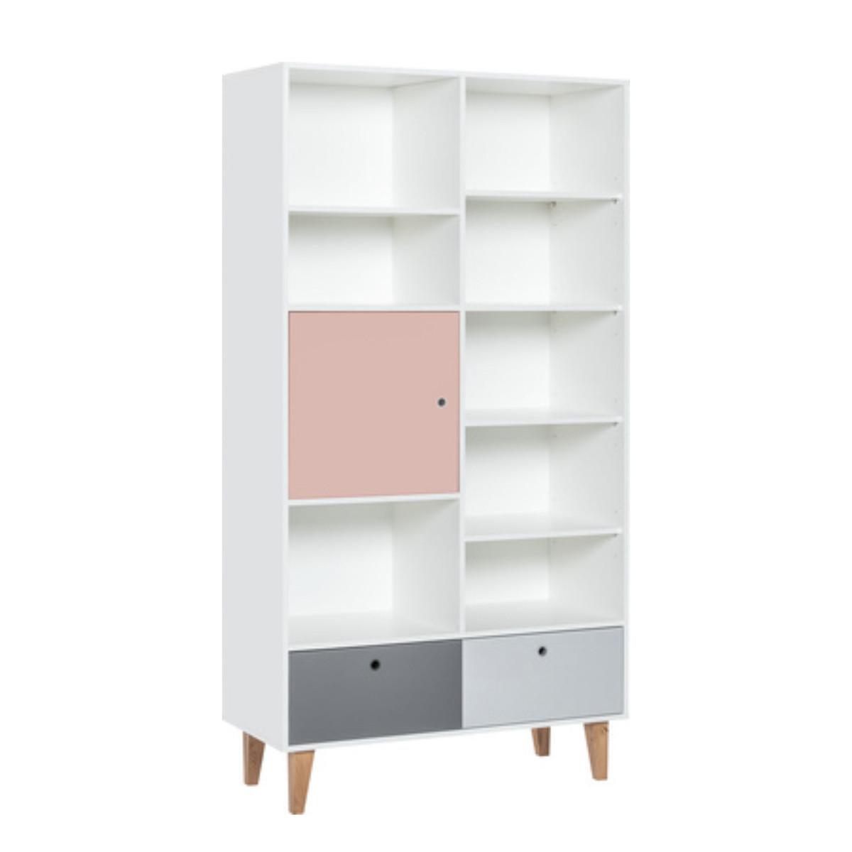 BÜCHERREGAL Holz Rose - Pink, Holzwerkstoff (45/201.5/105cm) - Petits-meubles