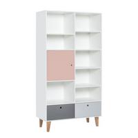 BÜCHERREGAL Holz Rose - Pink, Holzwerkstoff (45/201.5/105cm) - Petits-meubles