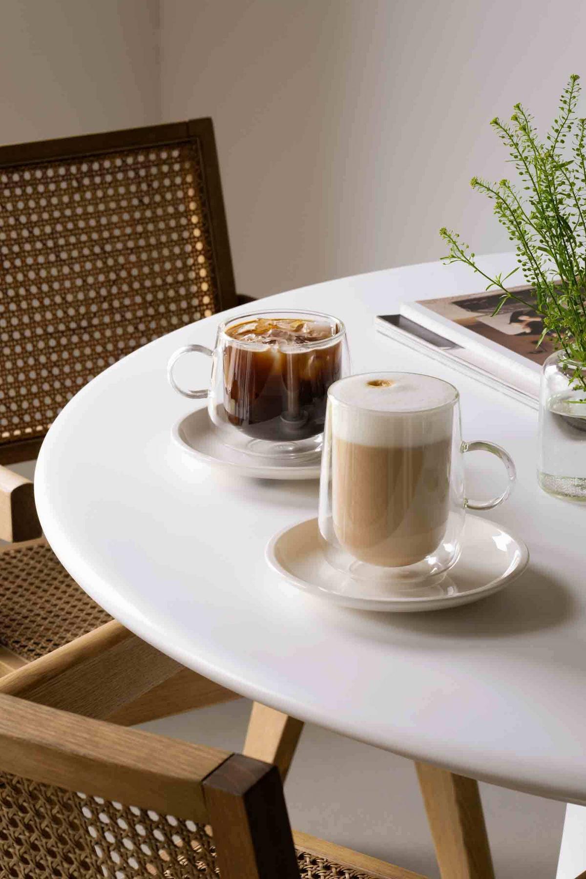 LATTE-MACCHIATO-GLÄSER Artesano Hot & Cold transparent 360 ml 2er Set - Transparent, Glas (0.36L) - Villeroy & Boch