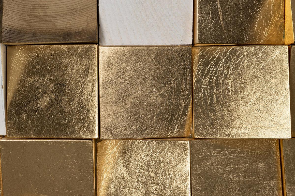 HOLZBILD Grau 75/75 cm - Braun/Grau, Holz (7/75cm) - KUNSTLOFT