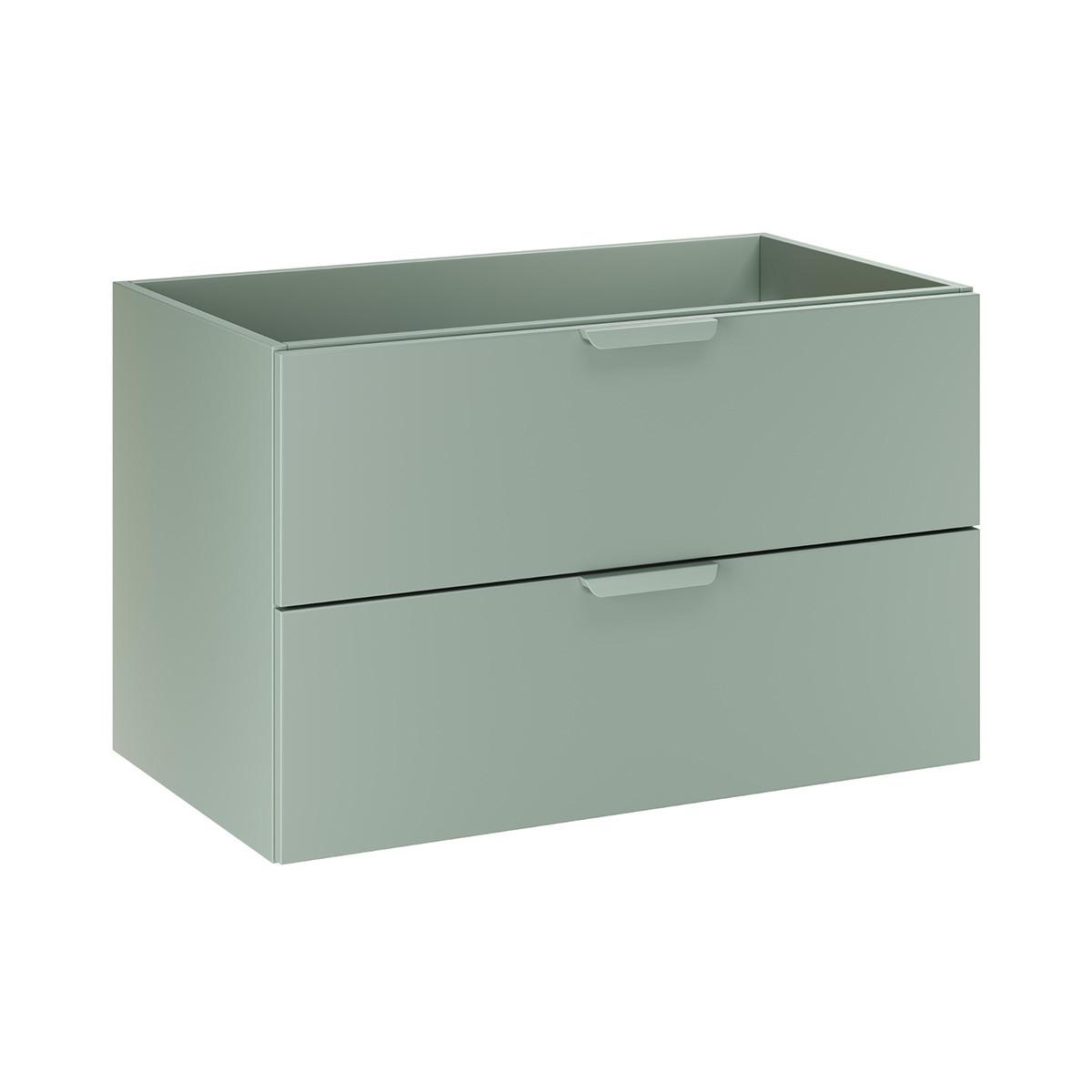 WASCHTISCHUNTERSCHRANK 80cm Oria Grün - Grün, Holzwerkstoff (80/50/45.5cm) - Petits-meubles