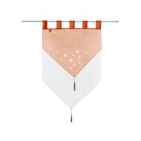 SCHEIBENGARDINE GERA 90x60 cm Terrakotta - Terracotta, Textil (60/90cm) - Gardinenbox