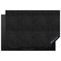 HERDABDECKPLATTE Granit - Schwarz - Grau Ceranfeldabdeckung 78x52 cm - Anthrazit, Kunststoff (78/52/0.2cm) - MuchoWow