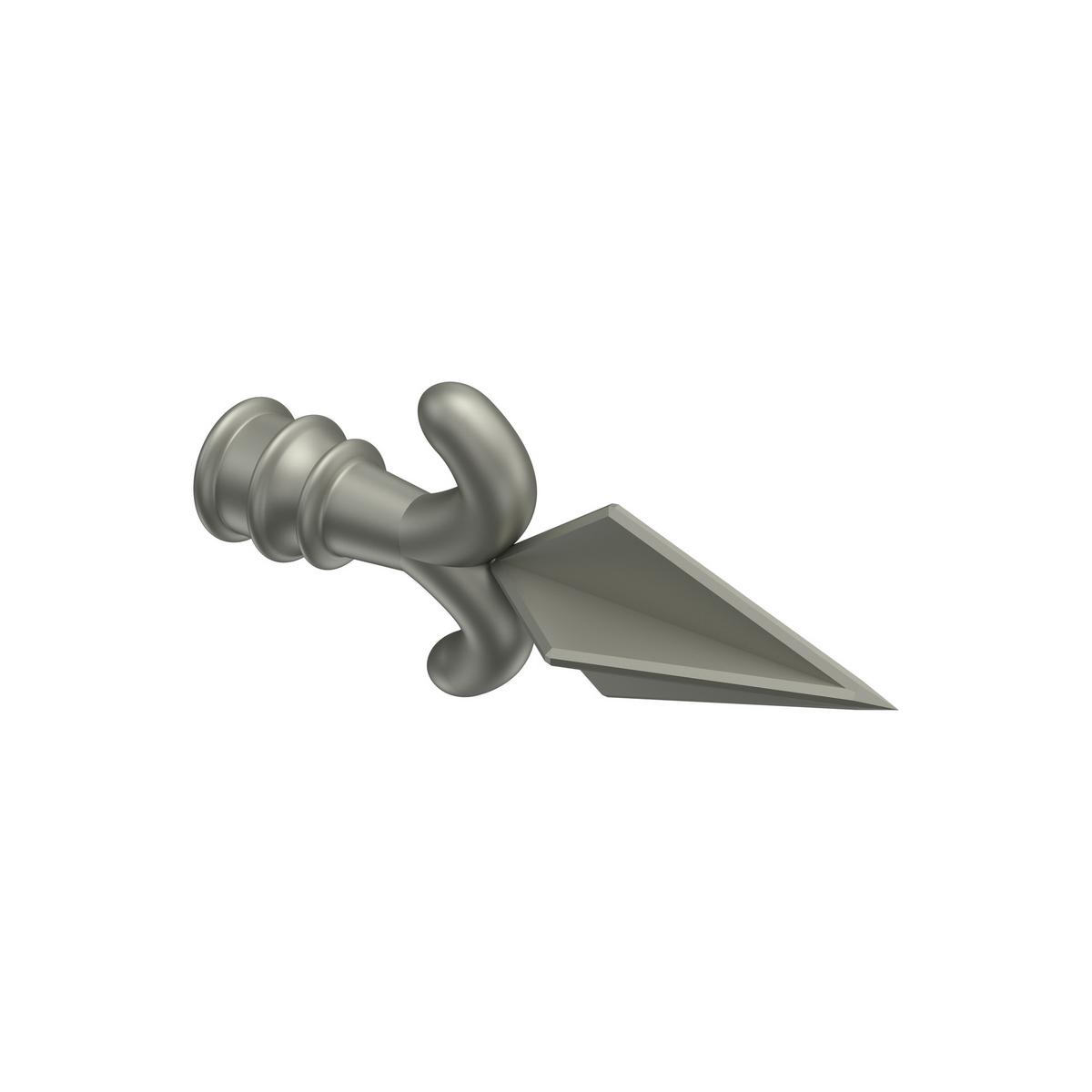 GARDINENSTANGE Olymp Matteo 100 cm, 1-läufig, 16 mm Ø Chrom matt - Chromfarben/Nickelfarben, Metall (100cm) - INTERDECO
