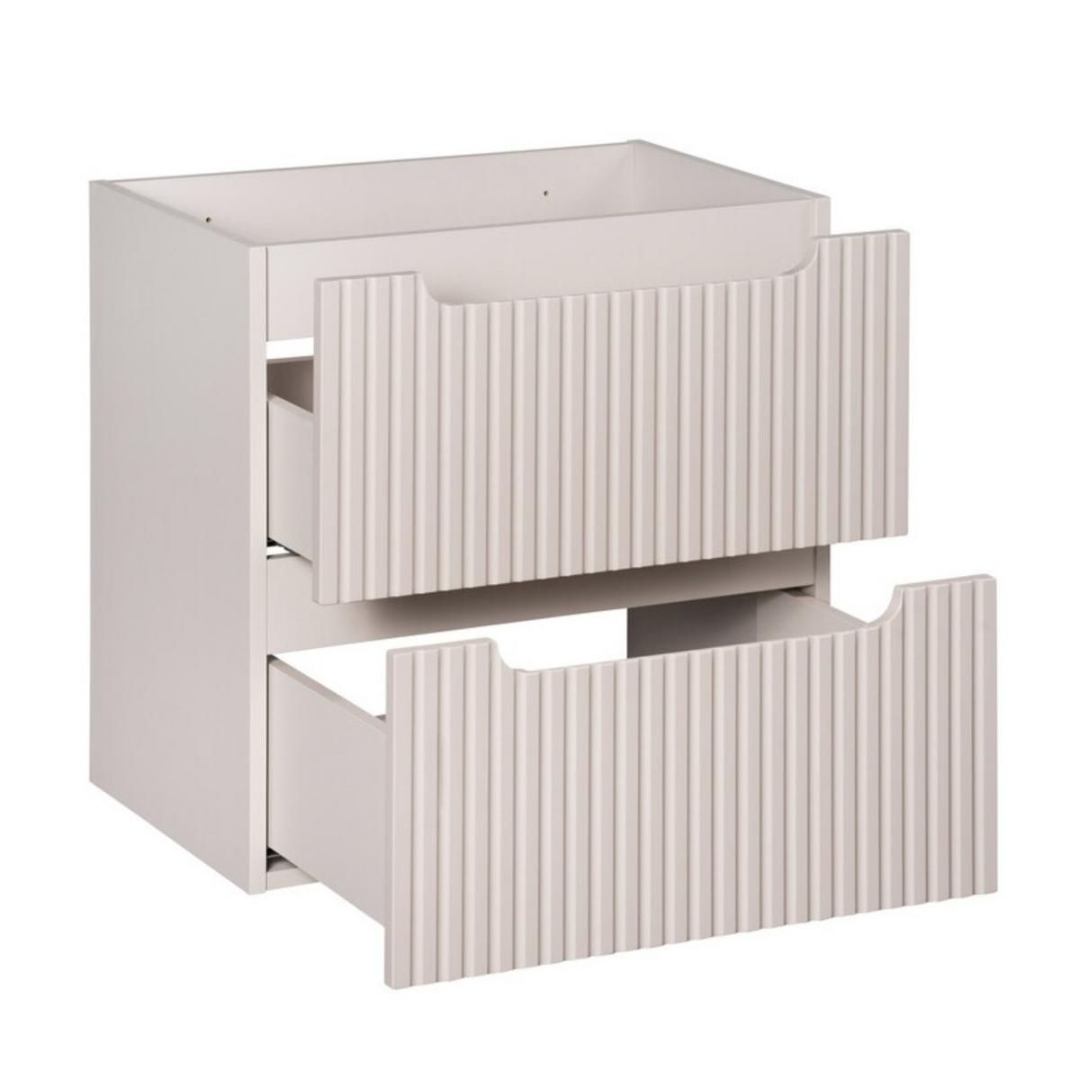 BADMÖBEL-SET Nova 2 Teile Cashmere - 60 x 40 x 58 cm - Kaschmir, Holz (60/58/40cm) - Badplaats
