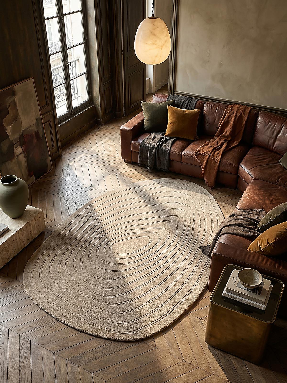 WOLLTEPPICH PARRET, mit Struktur, Beige, 200 x 290 cm - Beige, Textil (290/200cm) - KADIMA DESIGN